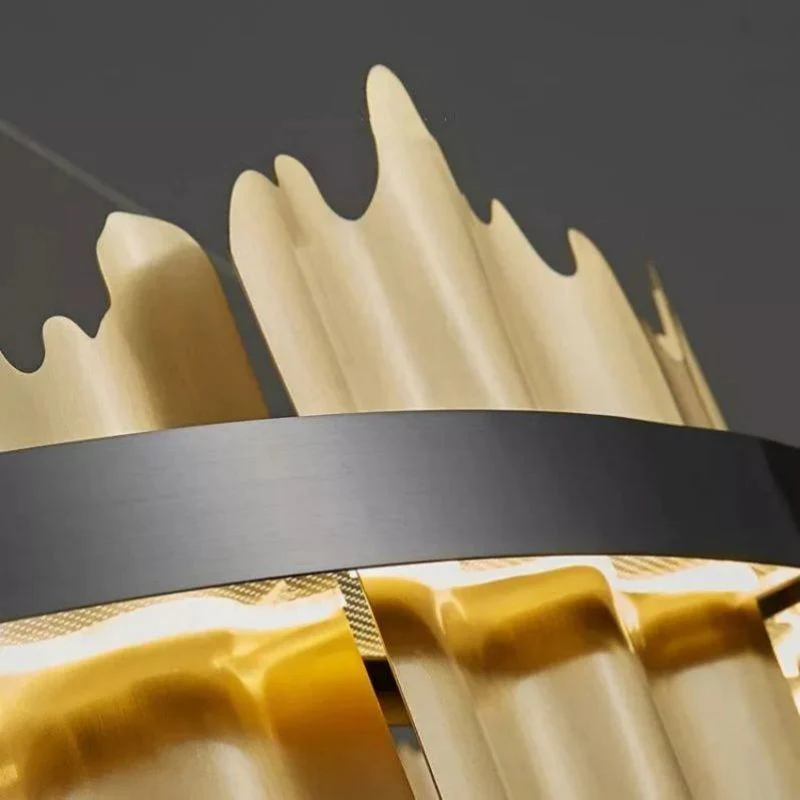 Elvira Modern Sculpture Round Chandelier - Image 5
