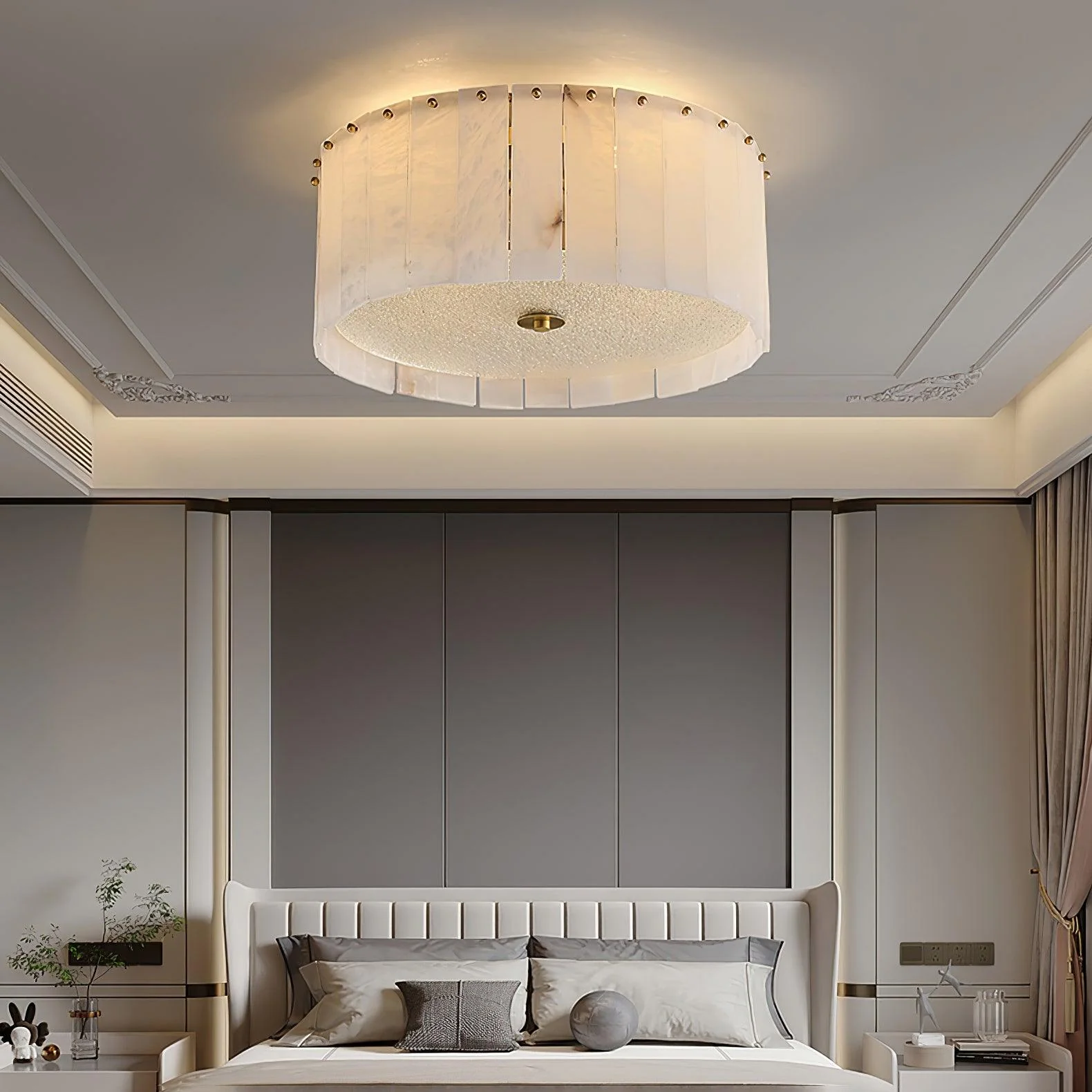 Elysian Alabaster Ceiling Lamp - Image 3