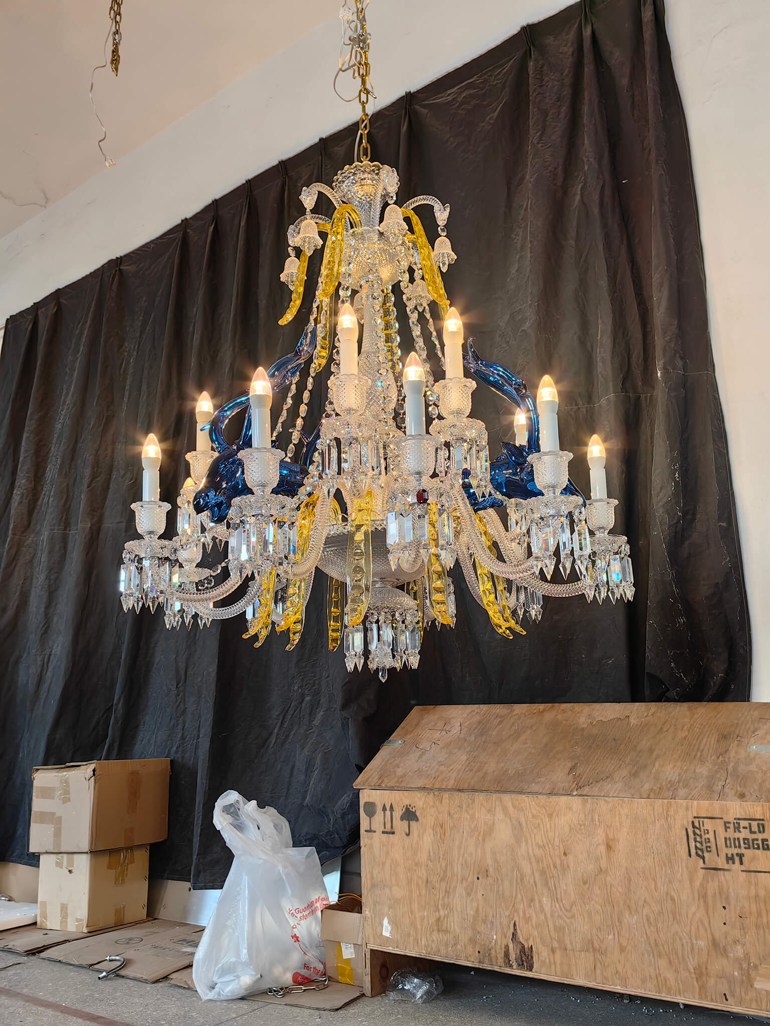 Entrance Zenith Deer Baccarat crystal chandelier - Image 9