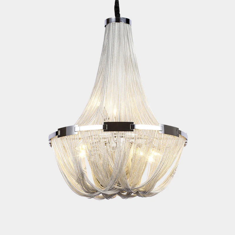 Eldorado Luxury Aluminum Chain Tassel Chandelier - Image 3