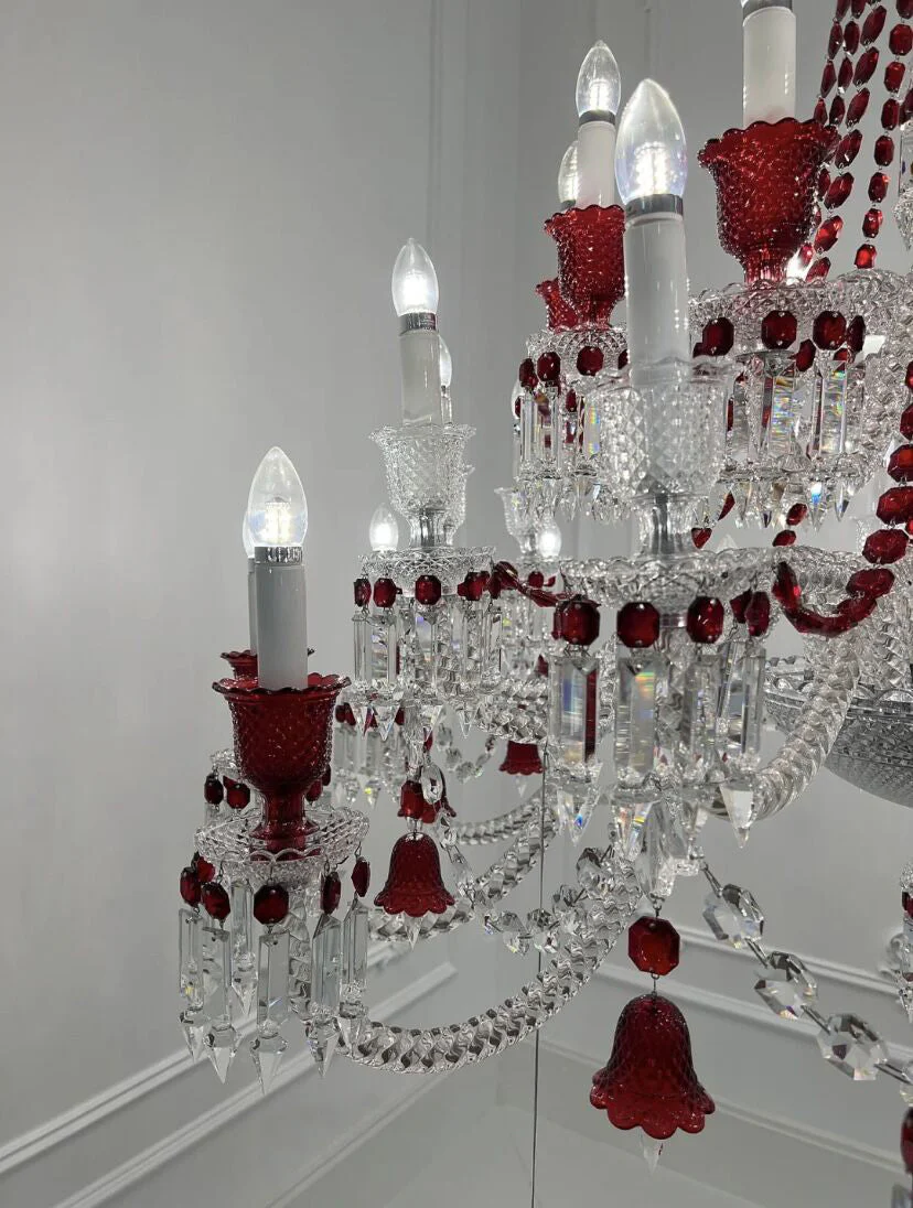 European-style Luxury Colorful Candle Crystal Oversized Chandelier Art Branch Designer Foyer/Staircase Light Fixture - Image 10