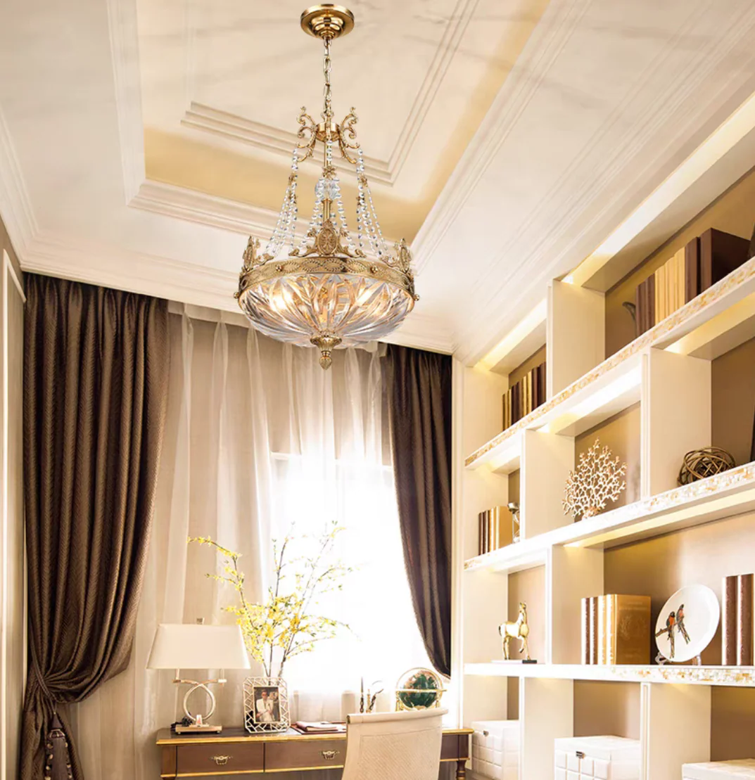 European Style Luxury Crystal Pendant Candle Chandelier for Living Room/Foyer/Entrys/Hallway - Image 4