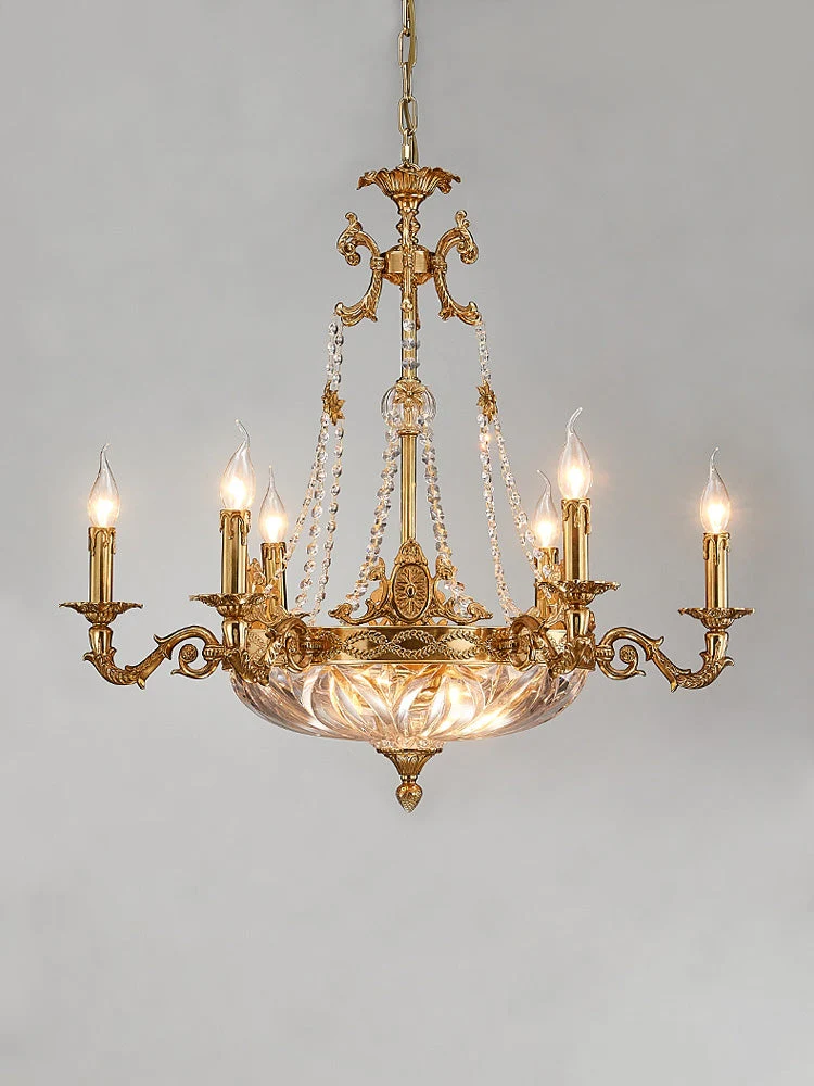 European Style Luxury Crystal Pendant Candle Chandelier for Living Room/Foyer/Entrys/Hallway - Image 5