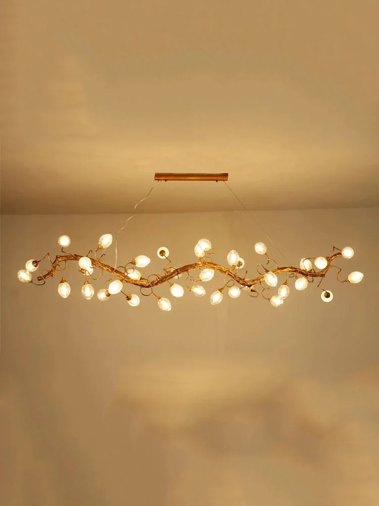 Modern Art Extra Large Branch Style Chandelier with Clear Bubble Glass Eggs for Dining Room and Living Room - Image 14