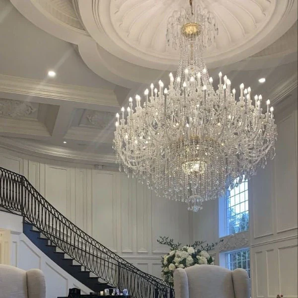 Extra Large Classic Traditional Crystal Chandelier 60/72/90 Lights for Hotel, Showroom, Foyer , Wedding Hall,Coffee Shop - Image 2