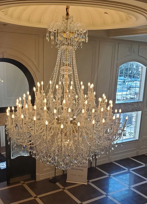 Extra Large Classic Traditional Crystal Chandelier 60/72/90 Lights for Hotel, Showroom, Foyer , Wedding Hall,Coffee Shop - Image 3