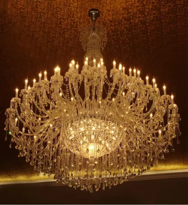 Extra Large Classic Traditional Crystal Chandelier 60/72/90 Lights for Hotel, Showroom, Foyer , Wedding Hall,Coffee Shop - Image 7
