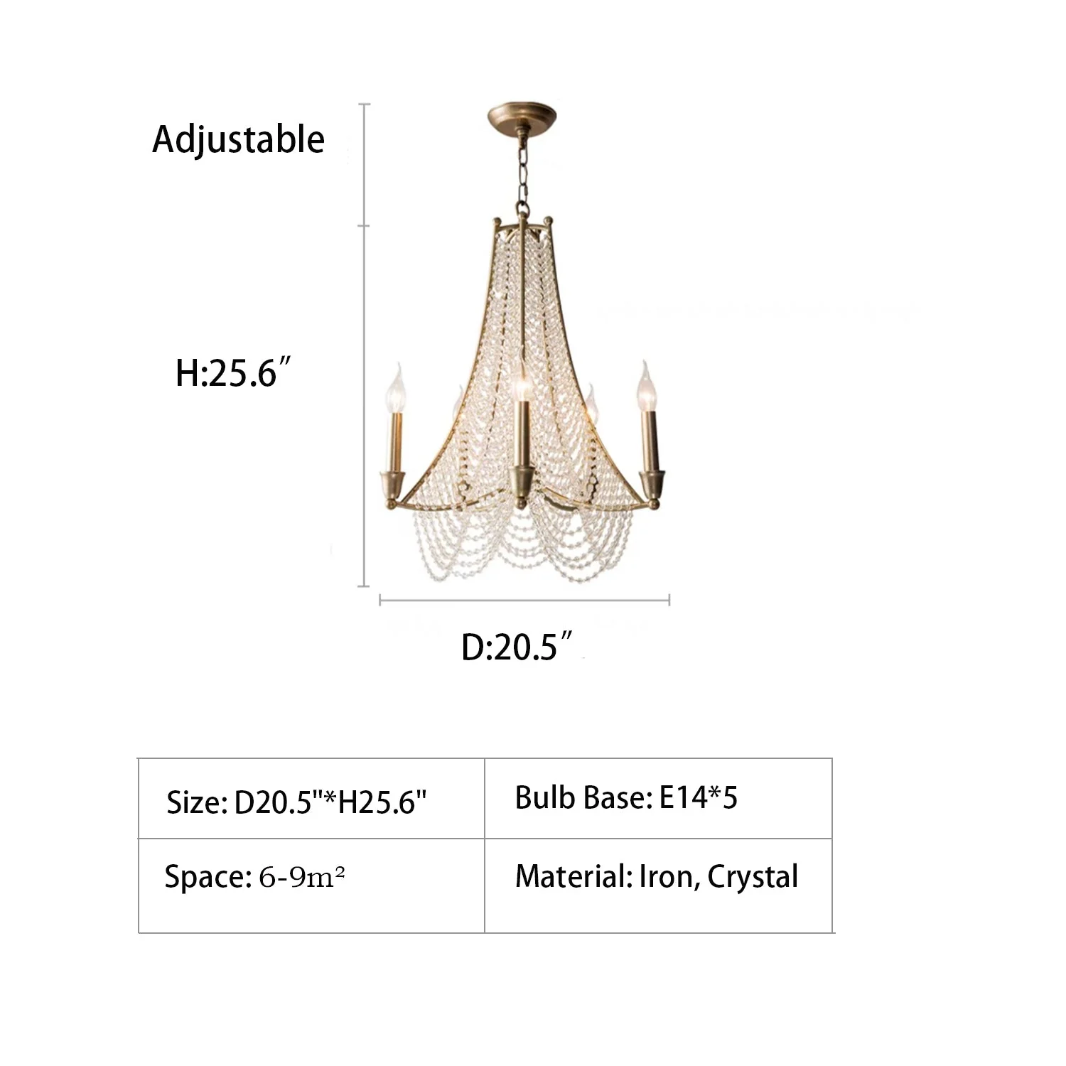 Extra Large European Crystal Beaded Chandelier Candle Light for Stairs / Duplex / Villa - Image 8
