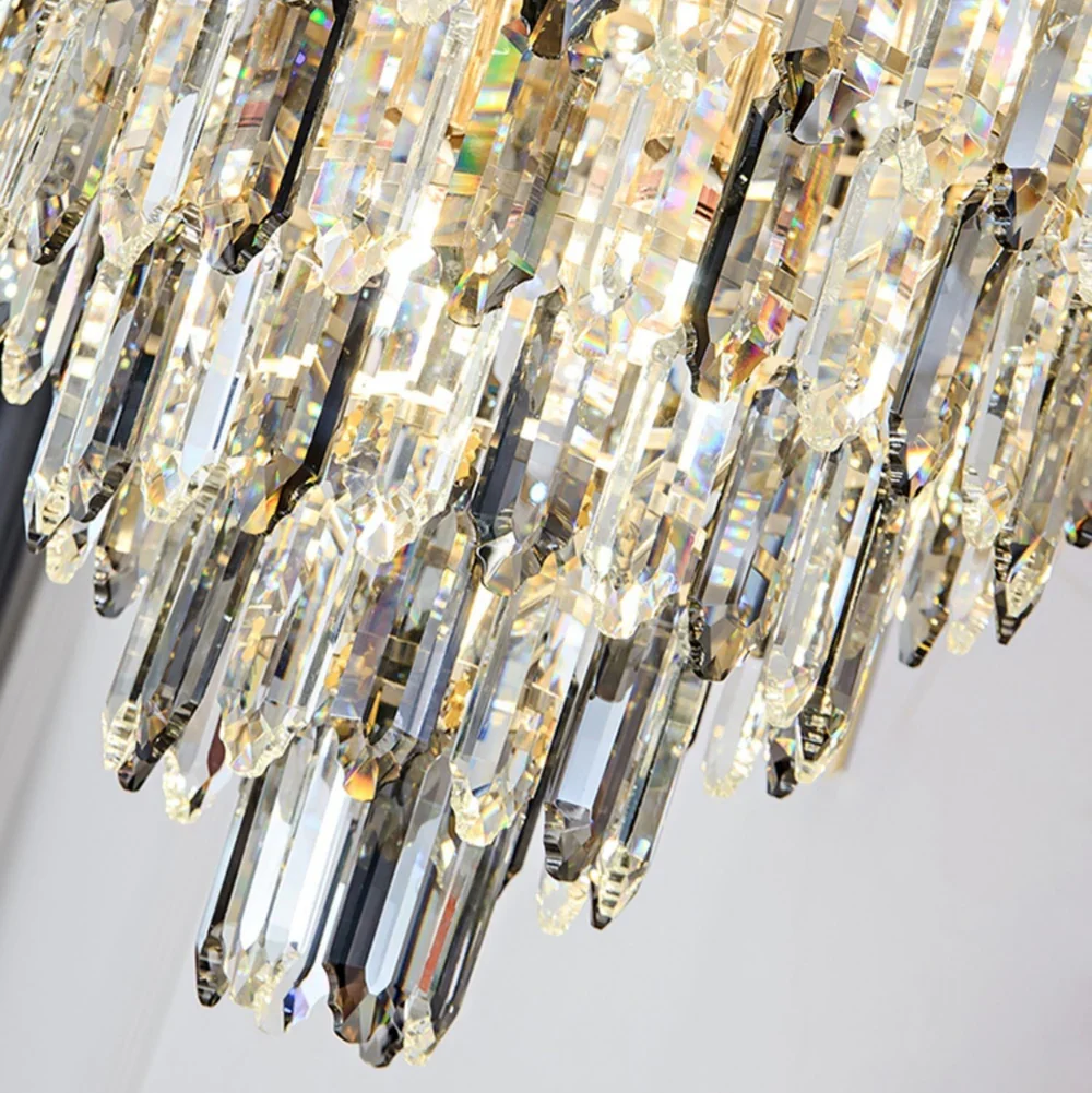 Extra Large Foyer Decorative Crystal Lighting Fixture Living Room Crystal Chandelier For Entryway Staircase - Image 10