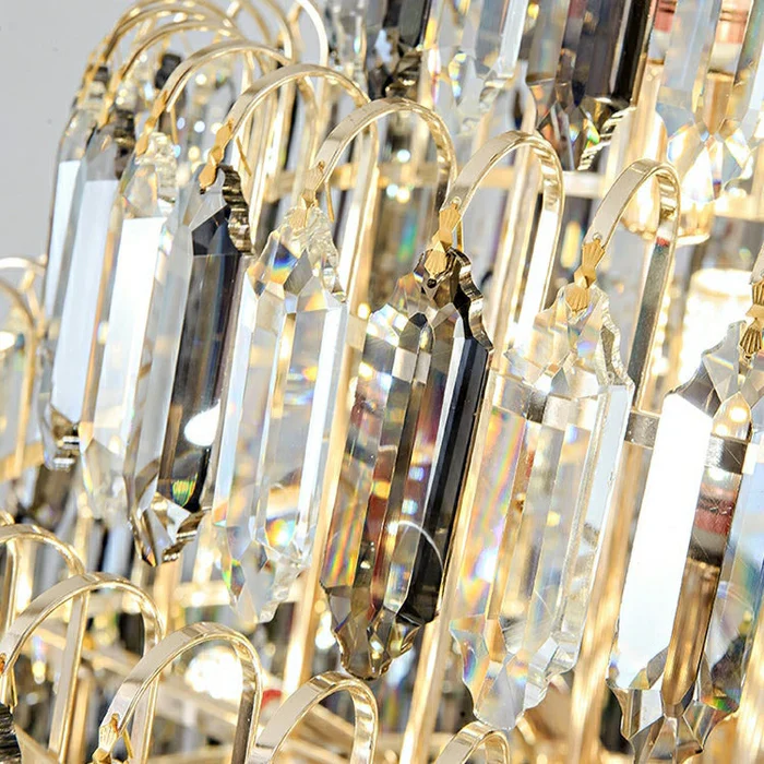 Extra Large Foyer Decorative Crystal Lighting Fixture Living Room Crystal Chandelier For Entryway Staircase - Image 13