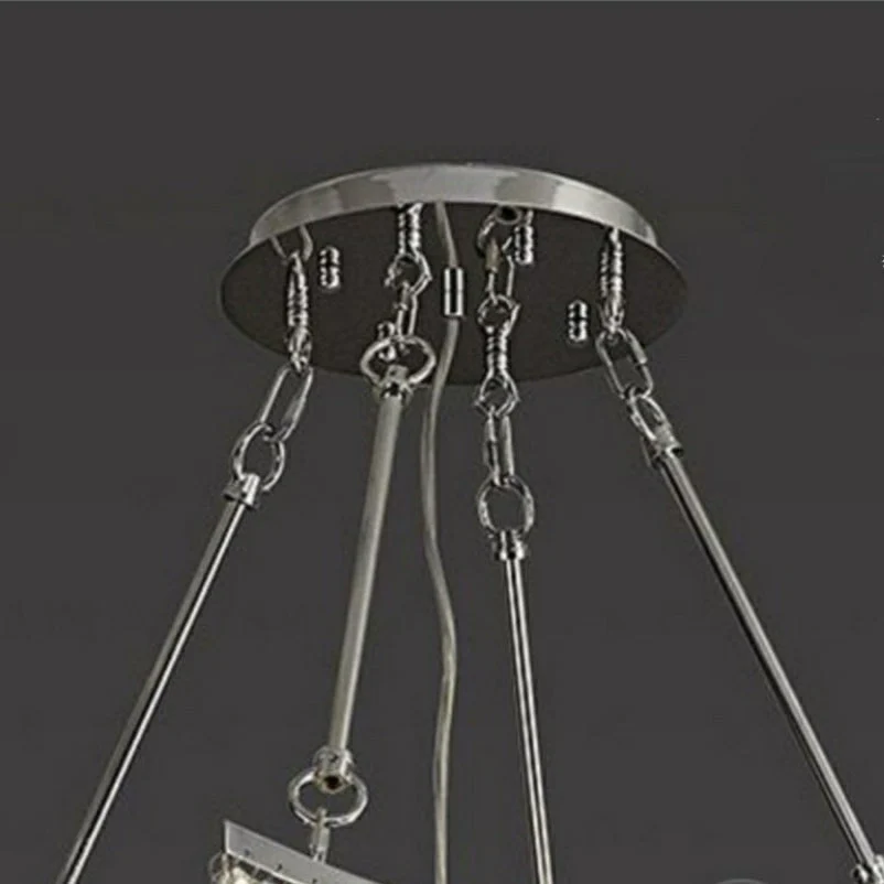 Extra Large Foyer Vertical Layers K9 Crystal Chandelier Chrome Ceiling Lighting Fixture For Staircase Entryway Decor - Image 10