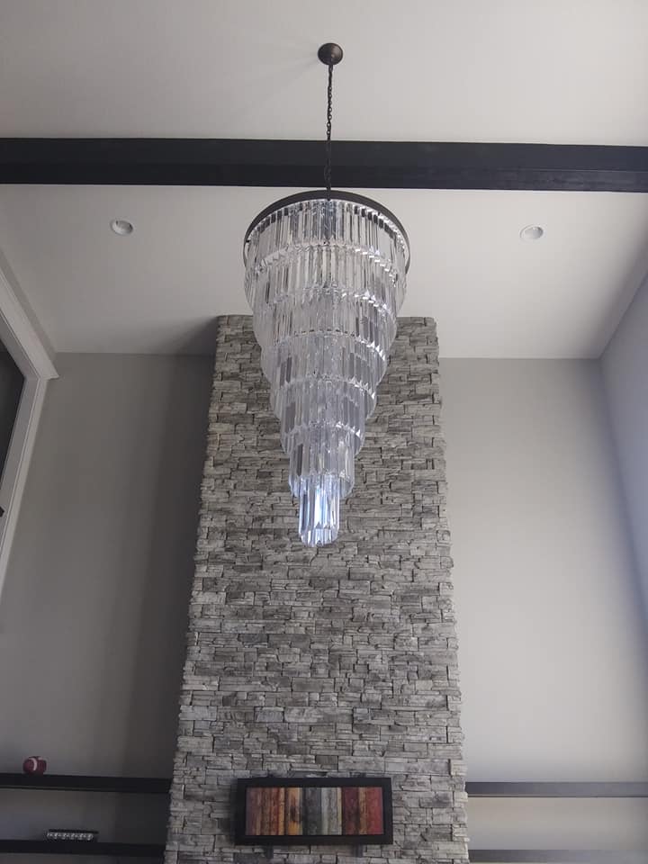 Extra Large 7-Tier Luxury Crystal Chandelier in Black/Coffee/Gold/Chrome Finish Color - Image 16
