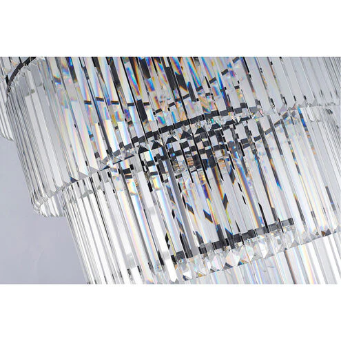 Extra Large 7-Tier Luxury Crystal Chandelier in Black/Coffee/Gold/Chrome Finish Color - Image 7