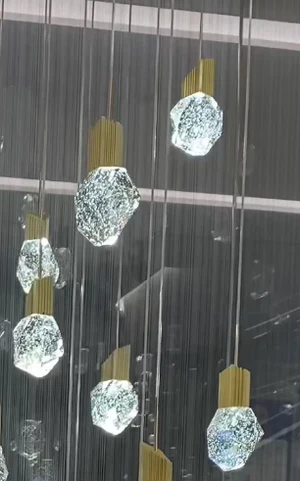 Extra Large Modern Light Luxury Creative Crystal Chandelier For 2-story/Duplex Buildings Staircase - Image 3