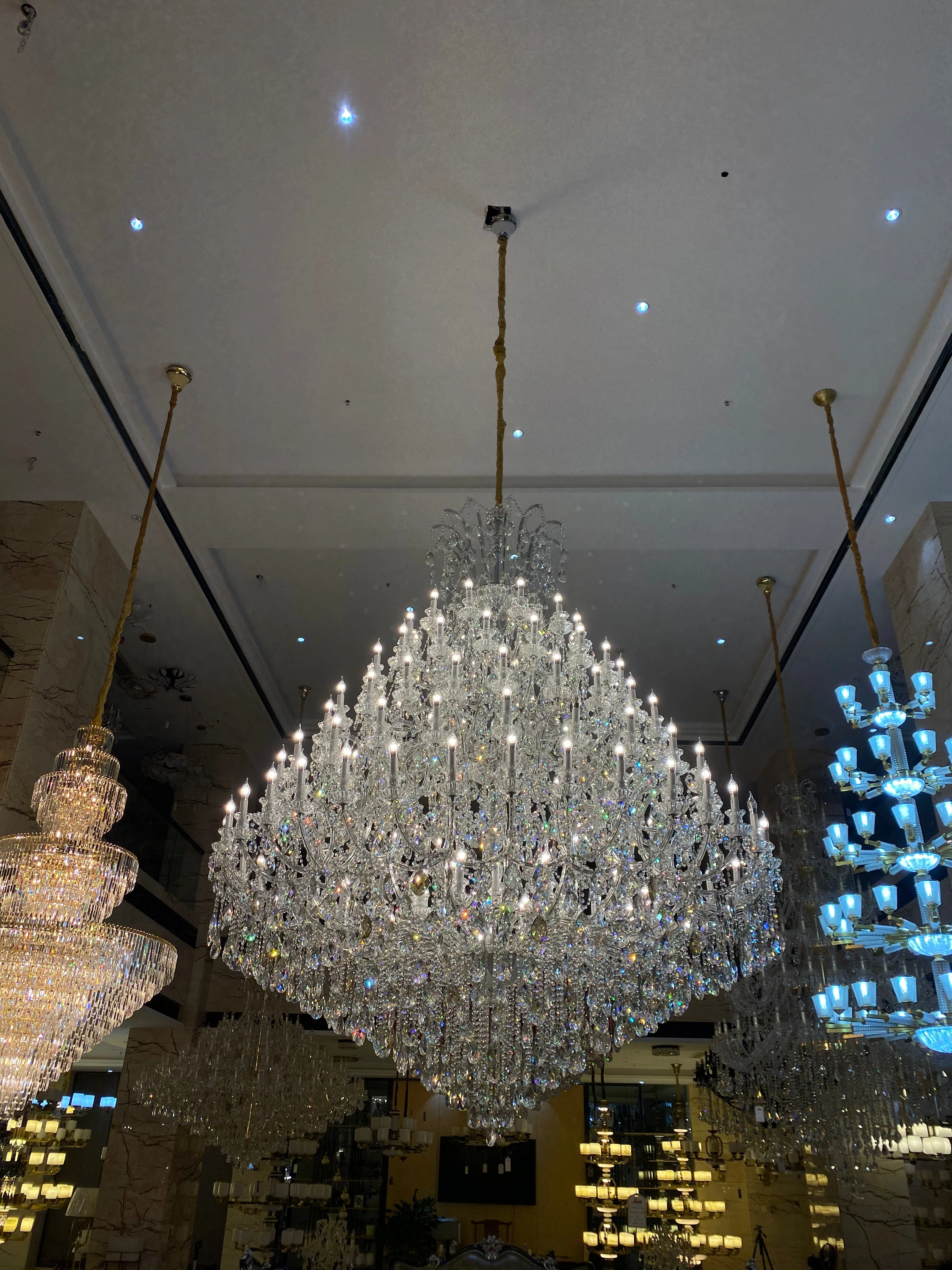 Extra Large Multi-tiered Candle Light  Crystal Chandelier for Hotel/Restaurant - Image 11