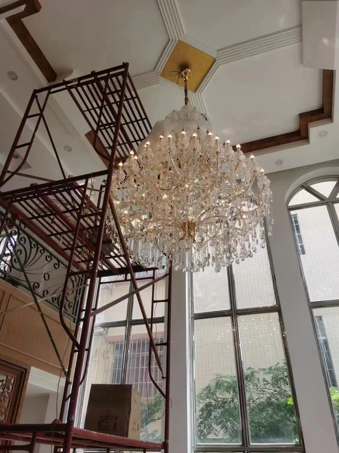 Extra Large Multi-tiered Candle Light  Crystal Chandelier for Hotel/Restaurant - Image 13