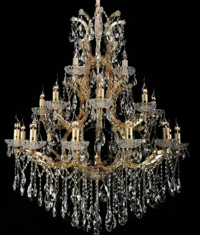 Extra Large Multi-tiered Candle Light  Crystal Chandelier for Hotel/Restaurant - Image 15