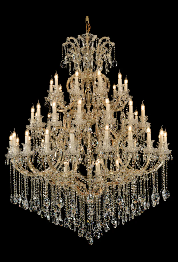 Extra Large Multi-tiered Candle Light  Crystal Chandelier for Hotel/Restaurant - Image 16
