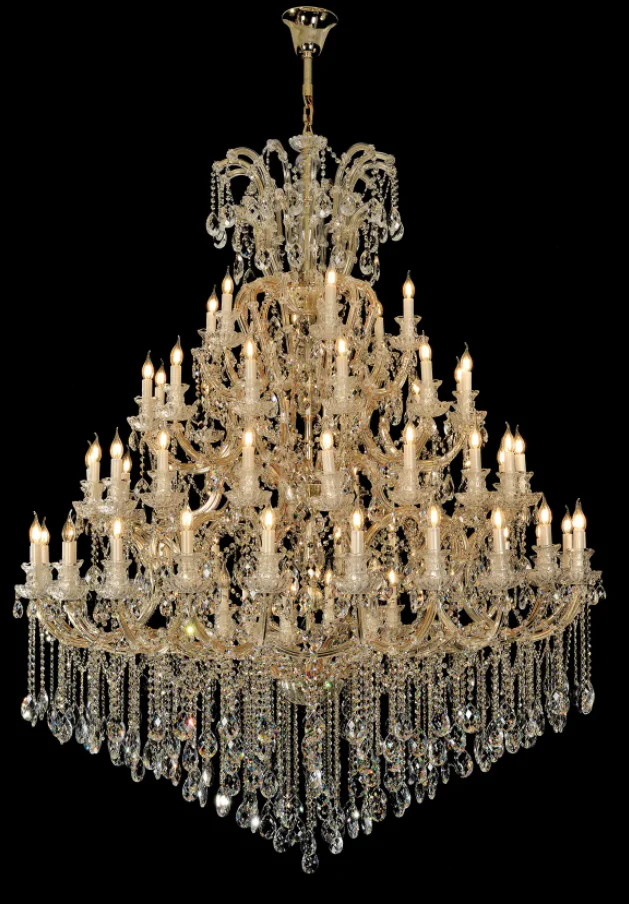 Extra Large Multi-tiered Candle Light  Crystal Chandelier for Hotel/Restaurant - Image 17