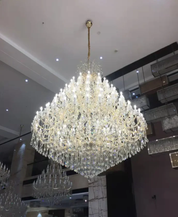 Extra Large Multi-tiered Candle Light  Crystal Chandelier for Hotel/Restaurant - Image 19