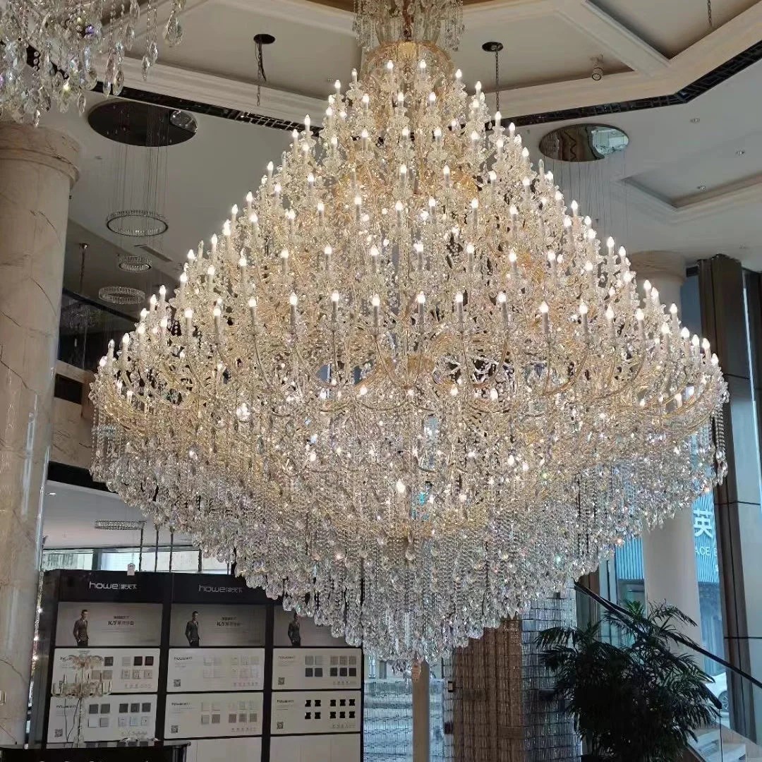 Extra Large Multi-tiered Candle Light  Crystal Chandelier for Hotel/Restaurant - Image 2