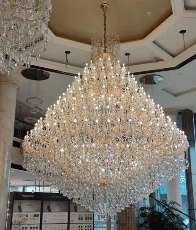 Extra Large Multi-tiered Candle Light  Crystal Chandelier for Hotel/Restaurant - Image 5
