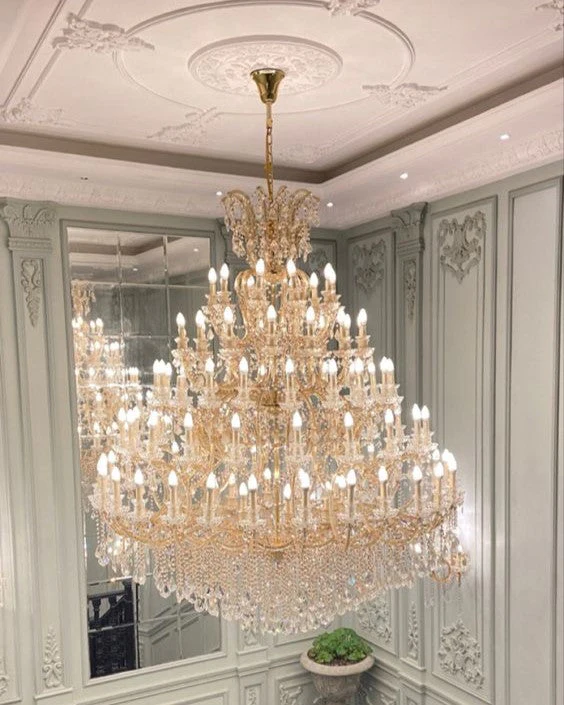 Extra Large Multi-tiered Candle Light  Crystal Chandelier for Hotel/Restaurant - Image 6
