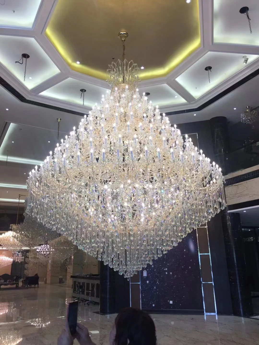 Extra Large Multi-tiered Candle Light  Crystal Chandelier for Hotel/Restaurant - Image 7