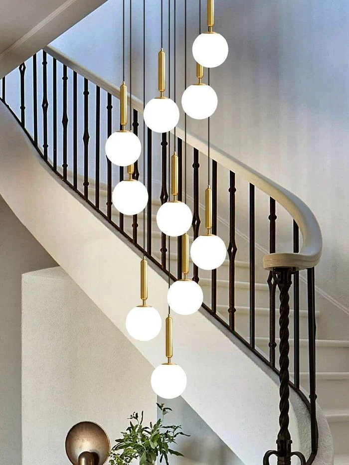 Extra Large Nordic Minimalist Long Pendant Light for Spiral Staircase/High-ceiling Room - Image 3