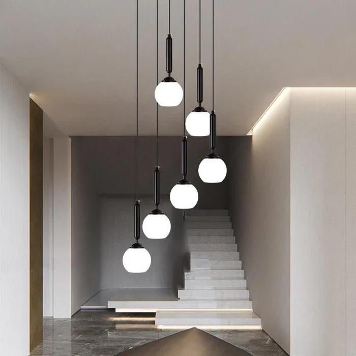 Extra Large Nordic Minimalist Long Pendant Light for Spiral Staircase/High-ceiling Room - Image 5