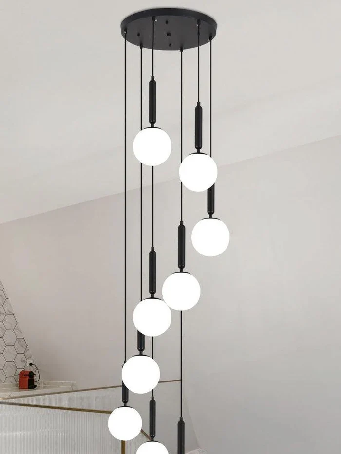 Extra Large Nordic Minimalist Long Pendant Light for Spiral Staircase/High-ceiling Room - Image 7