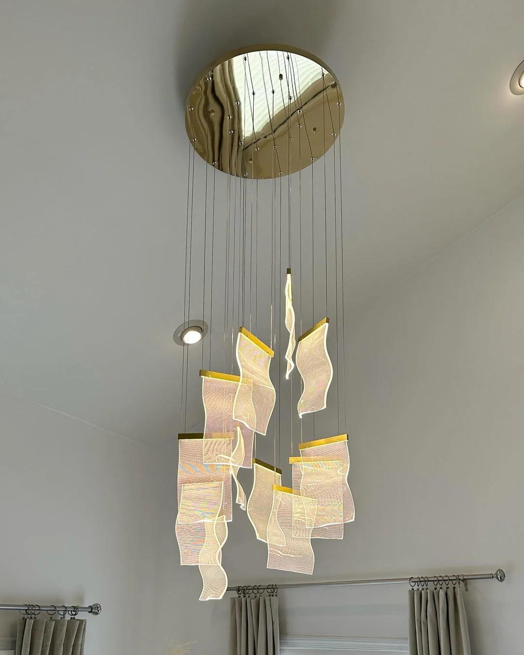 Extra Large Modern Acrylic Chandelier for Staircase/Foyer/Villa/Hall - Image 5
