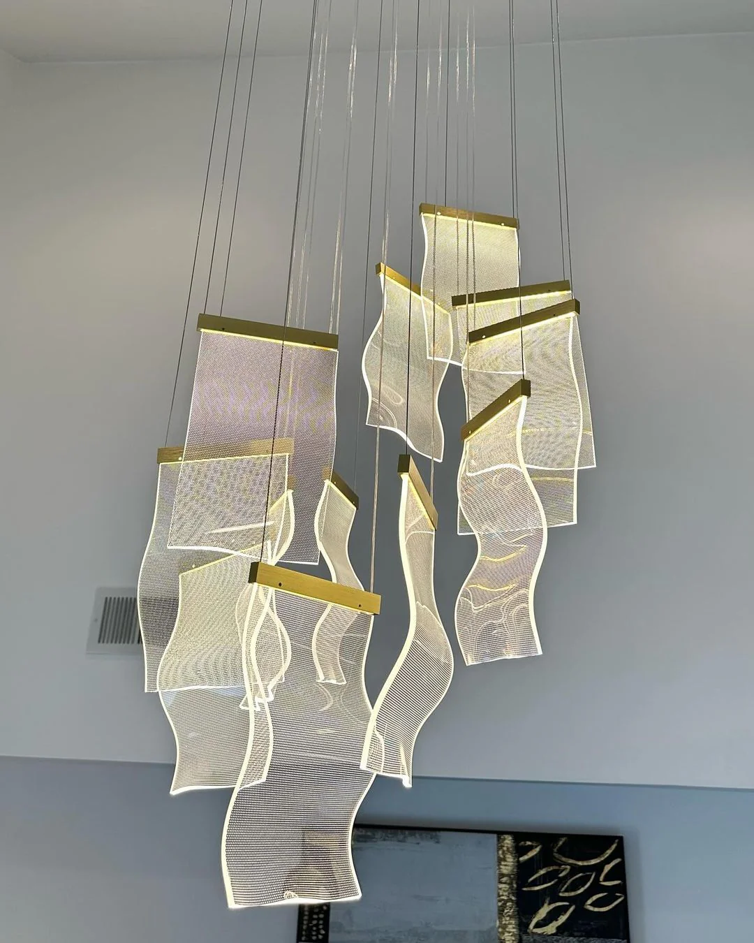 Extra Large Modern Acrylic Chandelier for Staircase/Foyer/Villa/Hall - Image 7