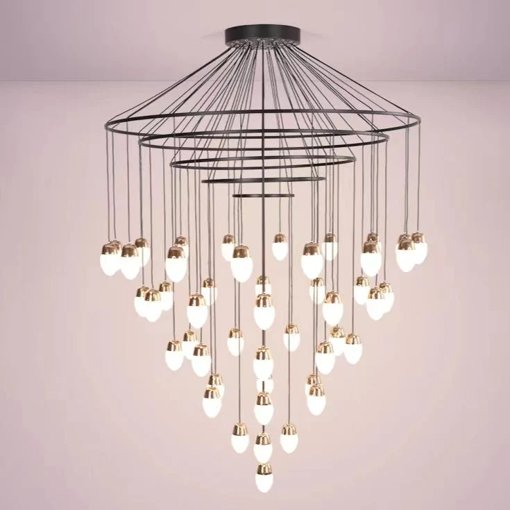 Extra Large Post-Modern Multi-tier Chandelier for High-ceiling Room/Stairs - Image 2