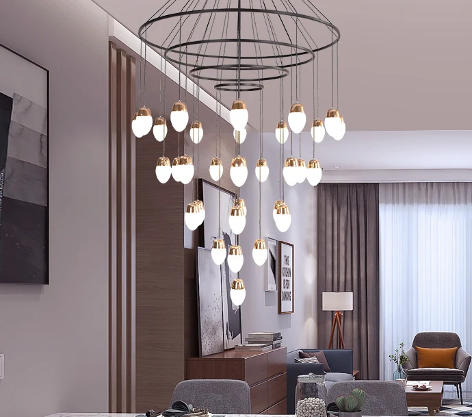 Extra Large Post-Modern Multi-tier Chandelier for High-ceiling Room/Stairs - Image 5