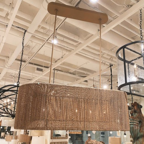 Farrington Abaca Linear Chandelier 42" - Image 2