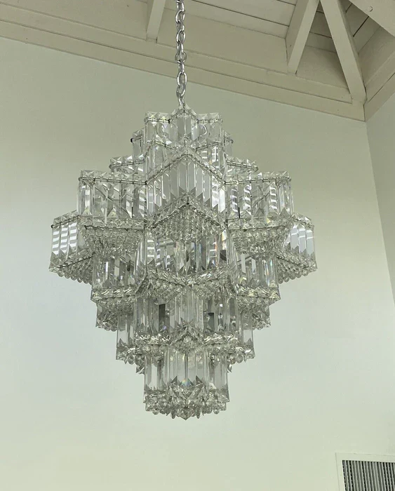 Fashion Star Shaped Chandelier Crystal Ceiling Light Fixture For Small Living Room/ Bedroom - Image 13