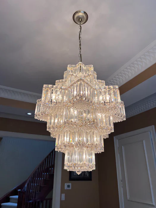 Fashion Star Shaped Chandelier Crystal Ceiling Light Fixture For Small Living Room/ Bedroom - Image 18