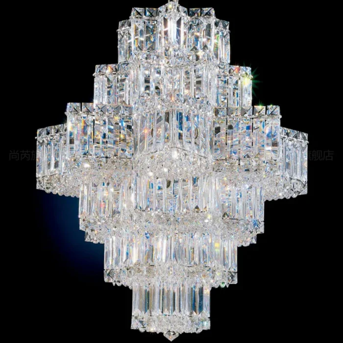Fashion Star Shaped Chandelier Crystal Ceiling Light Fixture For Small Living Room/ Bedroom - Image 6