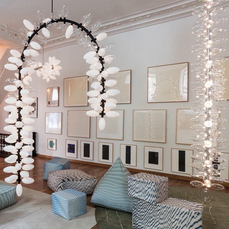 Kenneth Fashion Vertical Long Grape Chandelier - Image 4