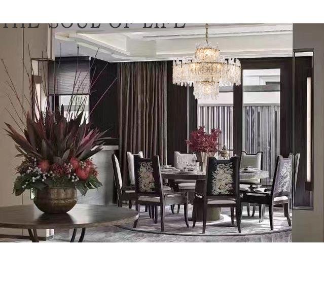 Faust Tiered Round Glass Chandelier - Image 2