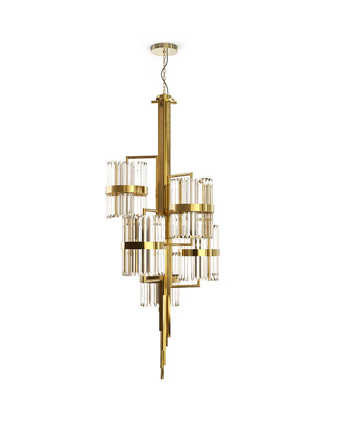 Fintan Luxury Liberty 40 Light Crystal Modern Chandelier - Image 2