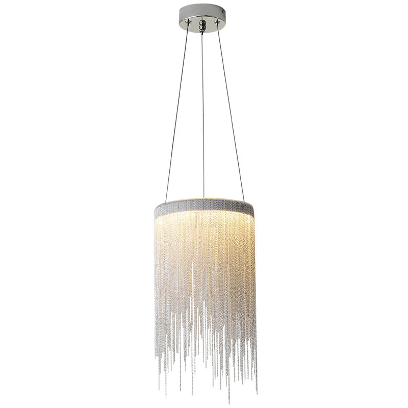Flynn Aluminum Chain Tassel Pendant Light - Image 14