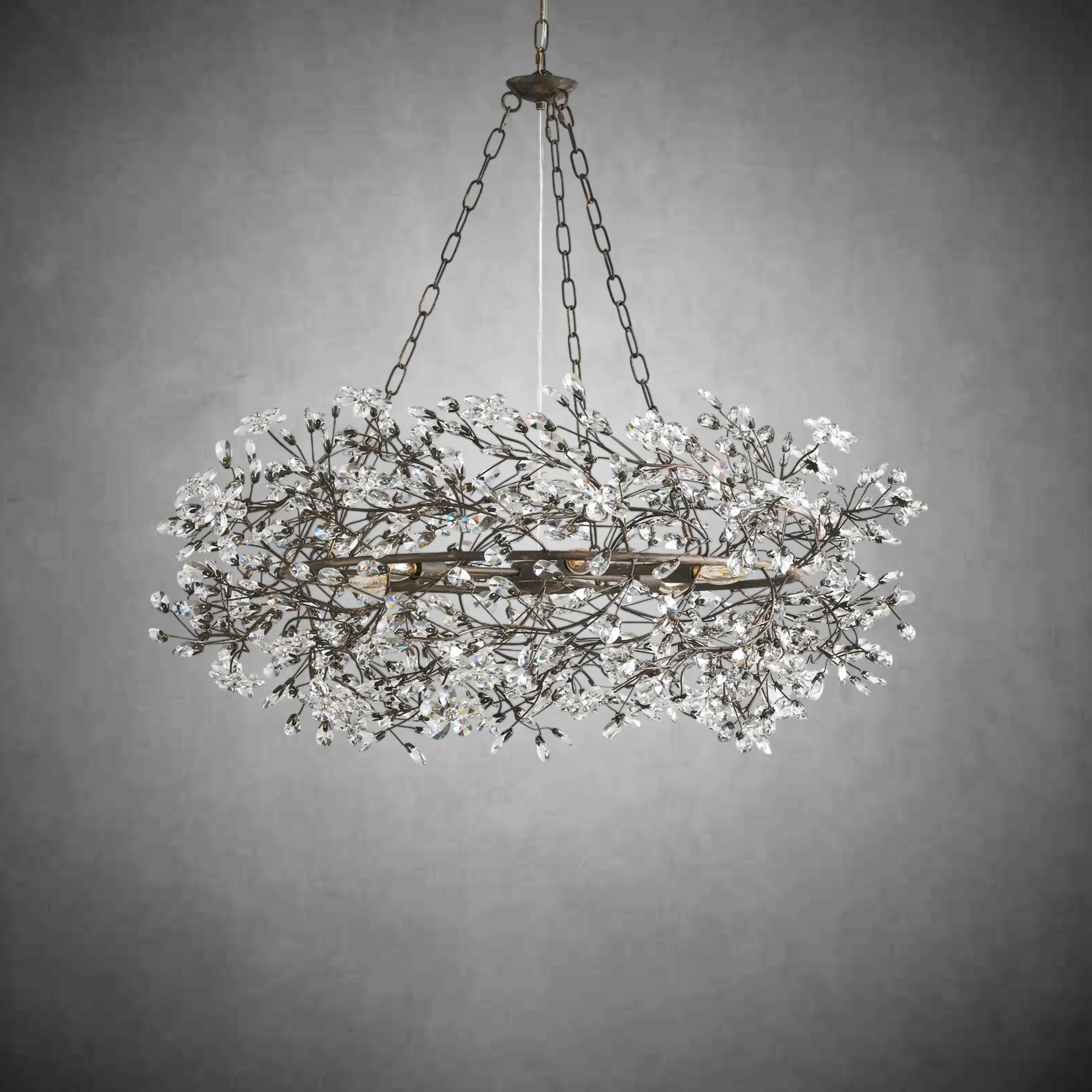 Fiore Crown Chandelier 39" 48" 60" - Image 16