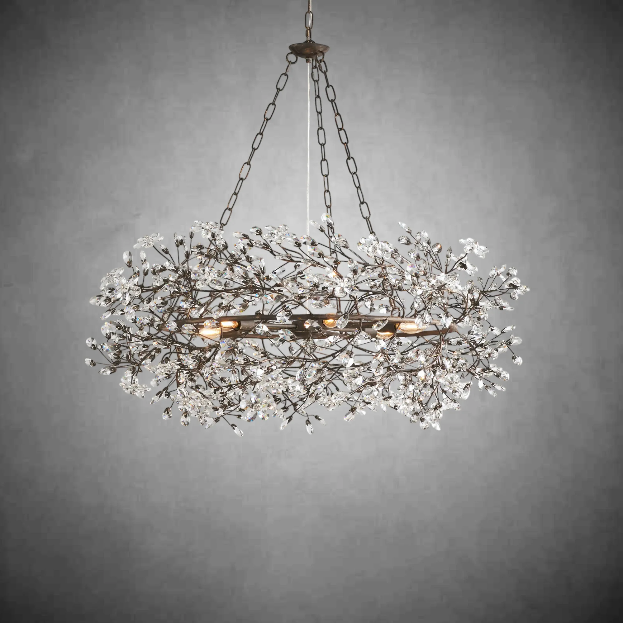 Fiore Crown Chandelier 39" 48" 60" - Image 17