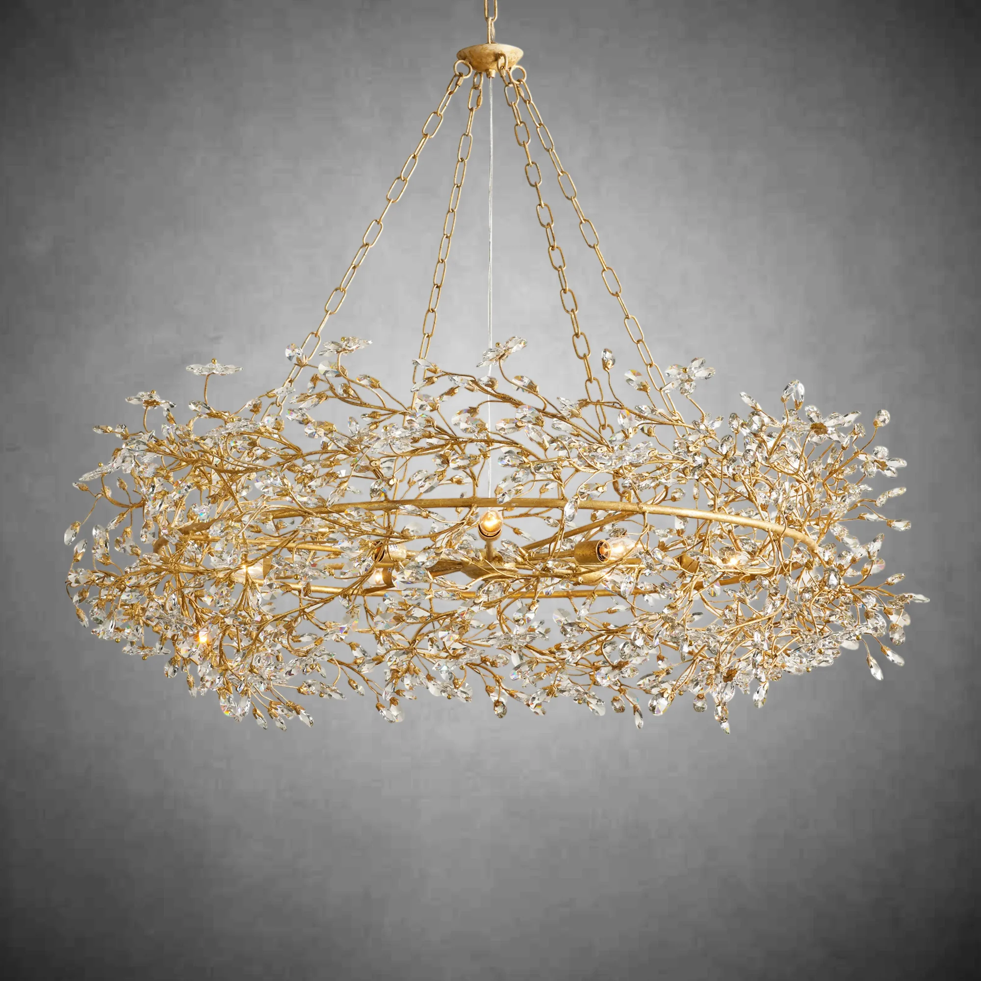 Fiore Crown Chandelier 39" 48" 60" - Image 24