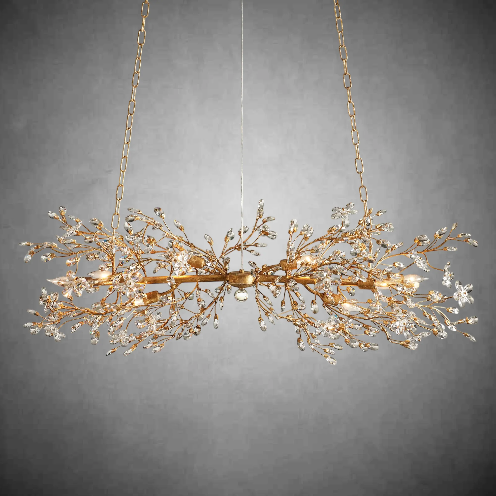 Fiore Linear Chandelier 43" 51" 68"W - Image 11