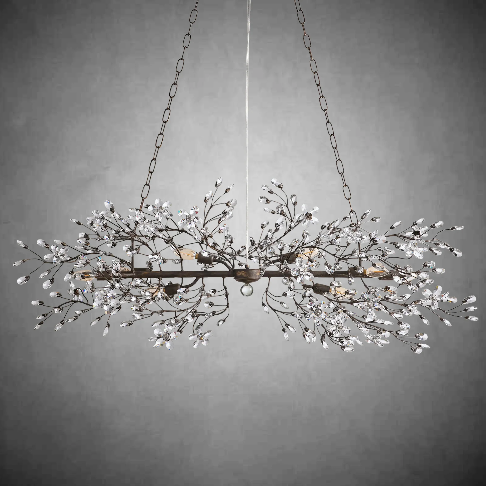 Fiore Linear Chandelier 43" 51" 68"W - Image 12