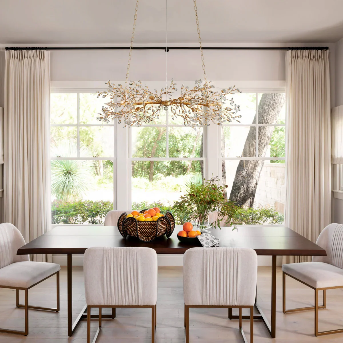 Fiore Linear Chandelier 43" 51" 68"W - Image 9
