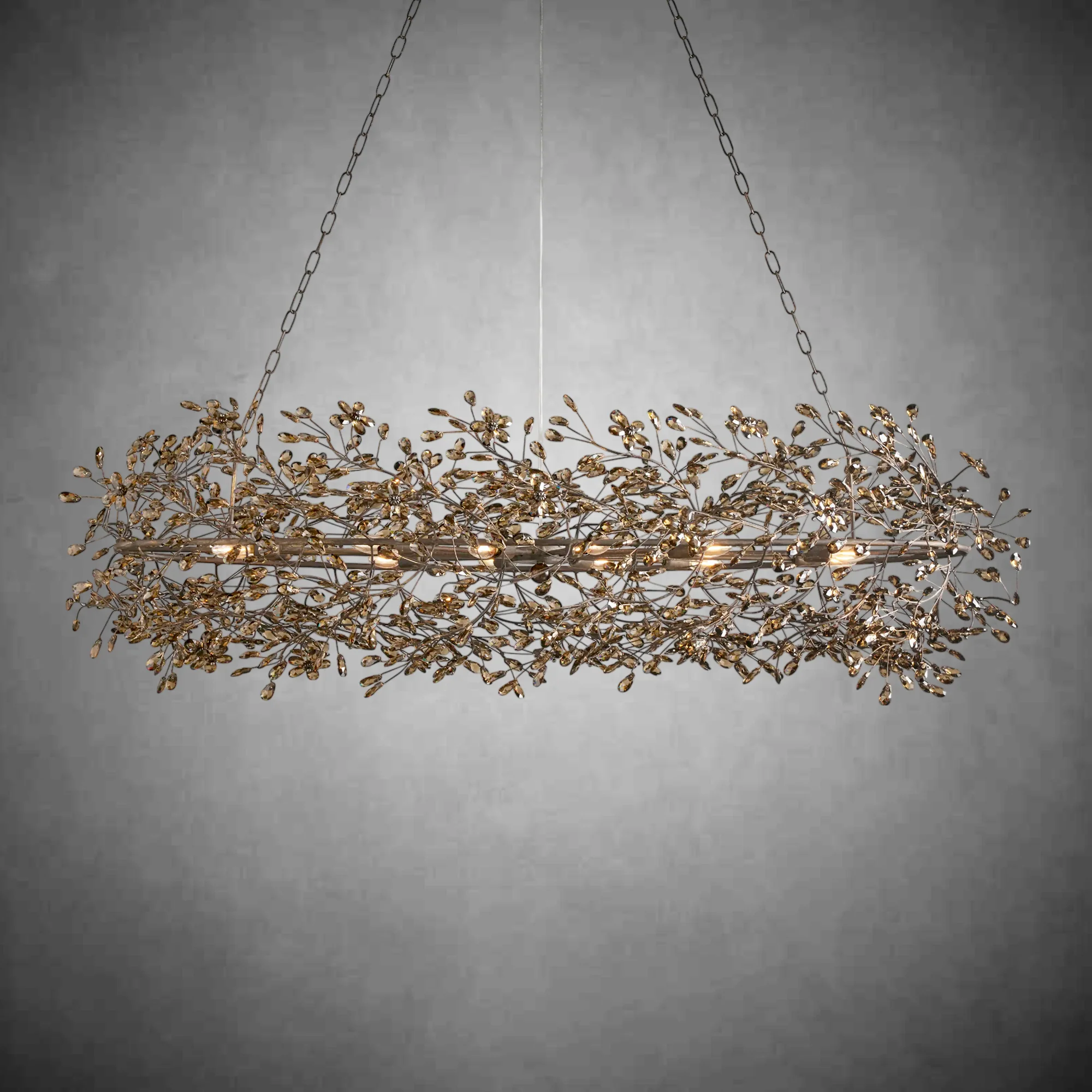 Fiore Oval Chandelier 62'' 74'' - Image 13